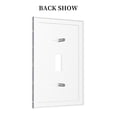 thumbnail image 4 of Kll Navy Dark Blue Wall Plate,Gloss Finish,Standard Size 1 - 5" X 3", Polycarbonate Thermoplastic,Electric Receptacle Plug Covers, 4 of 8