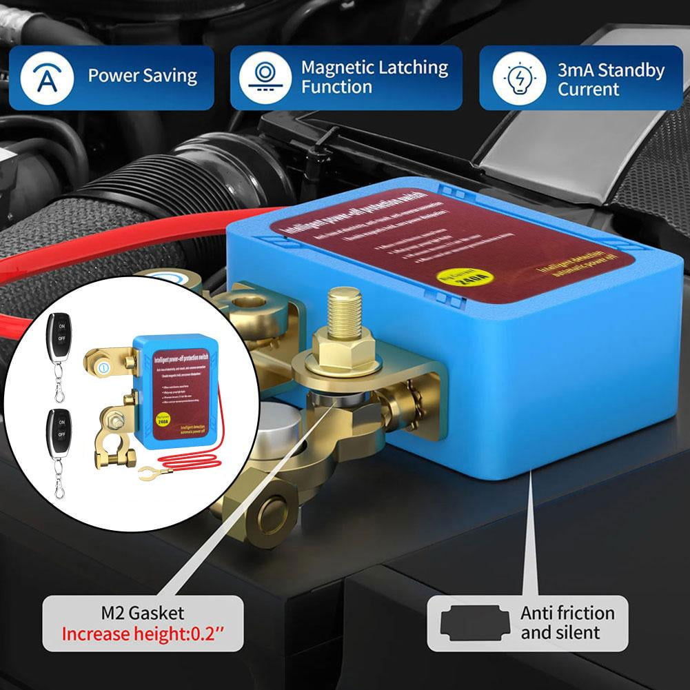 CHULIMAMAO DaierTek Remote Battery Disconnect Switch 12V 240A Kill Switch Automatic Power Switch Shut Off Switch Remote For Auto U7O8