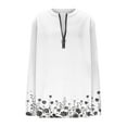 thumbnail image 4 of AUNVITO Women's Long Sleeve Round Neck Sweatshirt Loose Fit Casual and Comfortable Style, 4 of 5