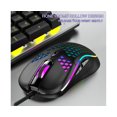 thumbnail image 4 of D011 Mouse Honeycomb Shell Programmable Key 7200DPI 125-1000Hz High Responsivity Gaming Mouse for Gaming - White, 4 of 5