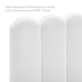 thumbnail image 6 of Modway Delilah Performance Velvet Twin Headboard in White, 6 of 10
