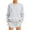 CBK64-White, variant on Lumtrix Women'S 2 Piece Lounge Sets Crew Neck Oversized Sweatshirts Sweat Shorts With Pockets Matching Tracksuit Set Trebdy Casual Outfits Black L