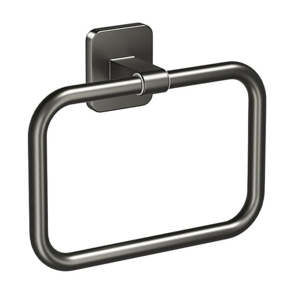 Vikakiooze Squares Towel Storage Rack Towel Ring Hook Ring Towel Rack Minimalists Wall Mounted Round Small Size Hand Towel Hanging Rod Rag Towel Rack