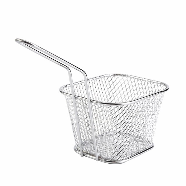 Xingzhi French Fries Baskets Handily Gripped Mesh Net Restaurant Household Accessories Kitchen Supply Multi-function Baking Tool Wire