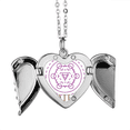 thumbnail image 1 of Línea matemática de geometría hexagonal Alas de ángel collar colgante regalo de moda Unbranded M, 1 of 3