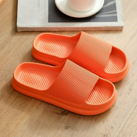 

PIKADINGNIS Men Home Slippers Summer Women Thick Platform Slides Women s Sandals Flip Flops Beach Sandal Mule Anti-slip Slippers For Men