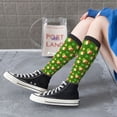 thumbnail image 5 of Yiaed Happy St. Patrick's Day Print Great elasticity Adult Stockings Sports socks for Men and Women, 5 of 6
