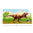 thumbnail image 3 of Jurassic World Kids Beach Towel, Cotton Blend, 27x54, Green, Universal, 3 of 5
