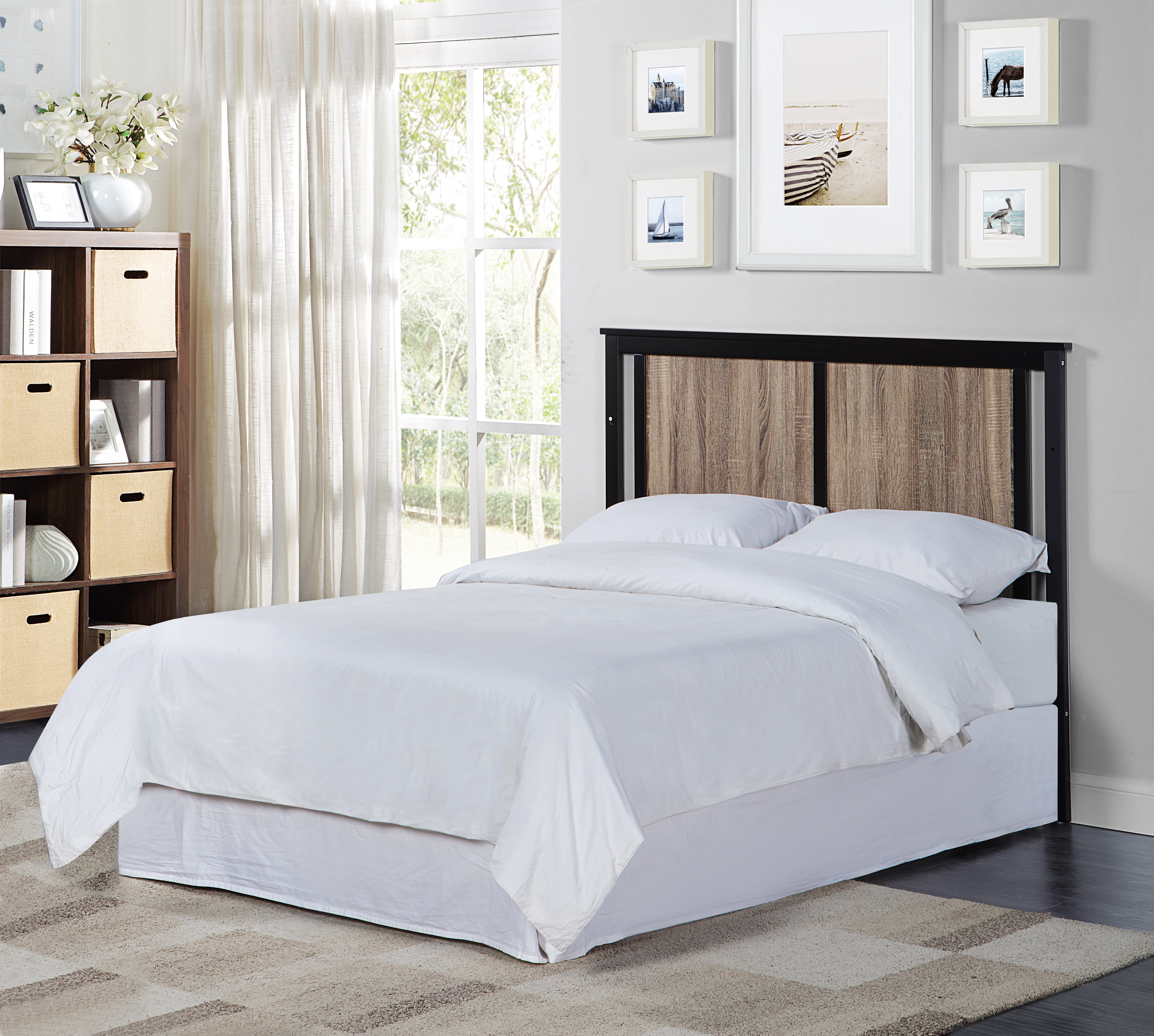 Suite Bebe Connelly 4-in-1 Convertible Mini Crib with Mattress Pad, Black