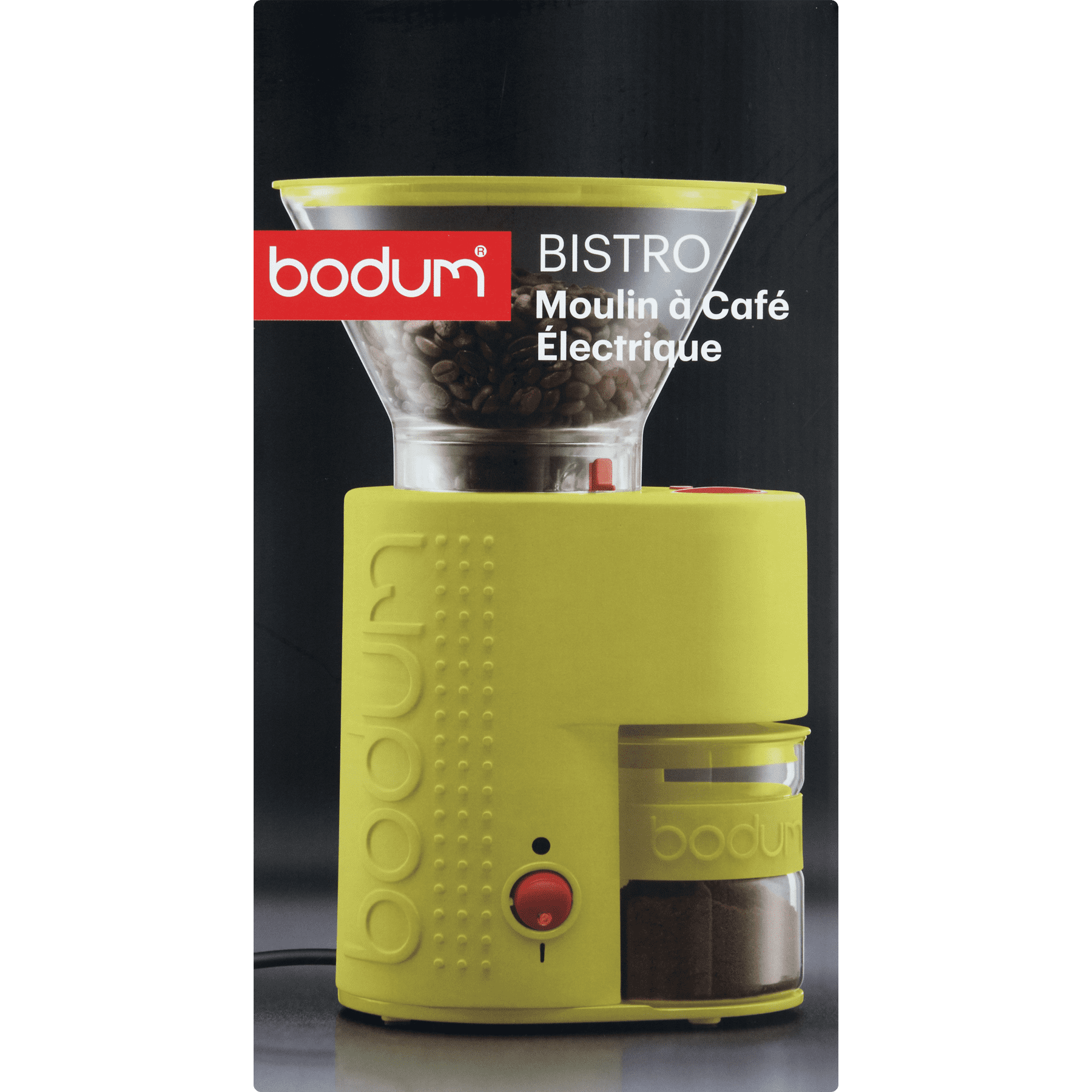Bodum Bistro Burr Coffee Grinder (Red)