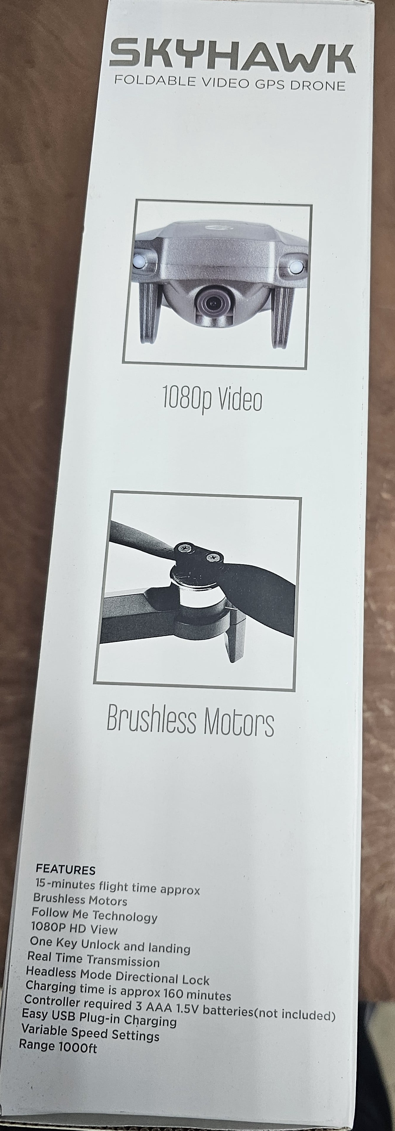 Vivitar DRC447 SkyHawk Foldable Video Drone 1080P HD Live Video Quadcopter