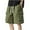 Army Green, variant on Mlzmgr Plus Size Mens Cargo Shorts M-5XL Drawstring Wide Leg Short Pants with Multi Pockets Hiking Outdoor Shorts