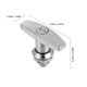 thumbnail image 2 of TEHAUX Lock Con Llave Para Gabinete De Aluminio Zinc Para Oficina Y Hogar Alta Seguridad, 2 of 8