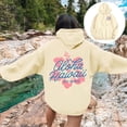 thumbnail image 2 of RATTOYY Hoodies Cute For Women Casual Floral Letter Printed Loose Hoodies Women Cozy Unique Sweatshirts, 2 of 5