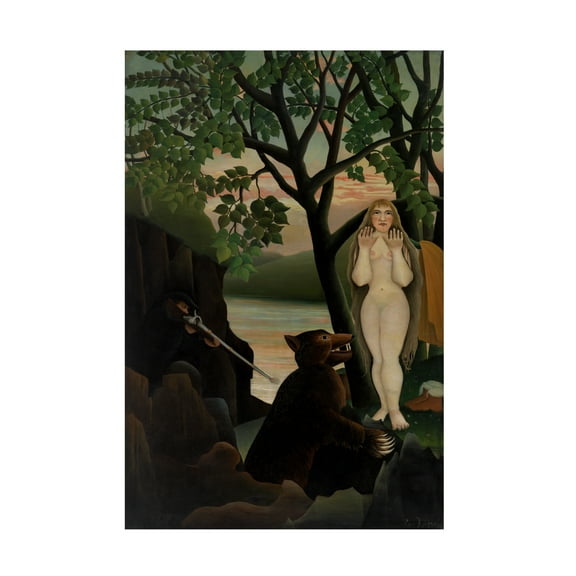 Trademark Fine Art Pictufy Mauvaise Surprise Canvas Wall Art