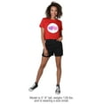 thumbnail image 3 of Care Bears Always There Bear Belly Women's Crop Top T-Shirt, Red, Medium, 3 of 3