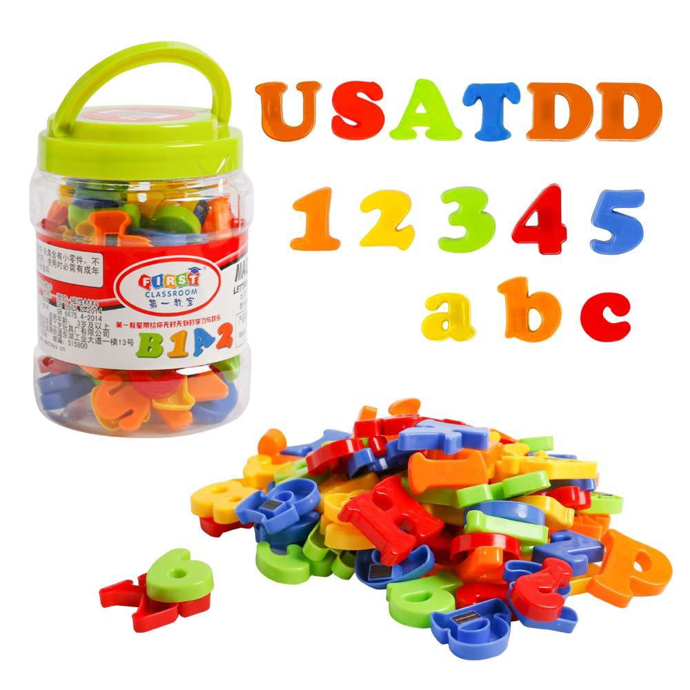 Usatdd Magnetic Letters Numbers Alphabet Fridge Magnets Colorful Class
