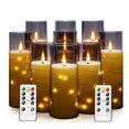 thumbnail image 1 of Velas LED sin llama kakoya con temporizador, 9 unidades, color gris, 1 of 6
