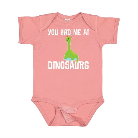 

Inktastic You Had Me at Dinosaurs Gift Baby Boy or Baby Girl Bodysuit
