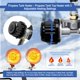 thumbnail image 4 of Calefactor de propano CSZKJXPA de 30,000 BTU con doble cabezal para exteriores, 4 of 7