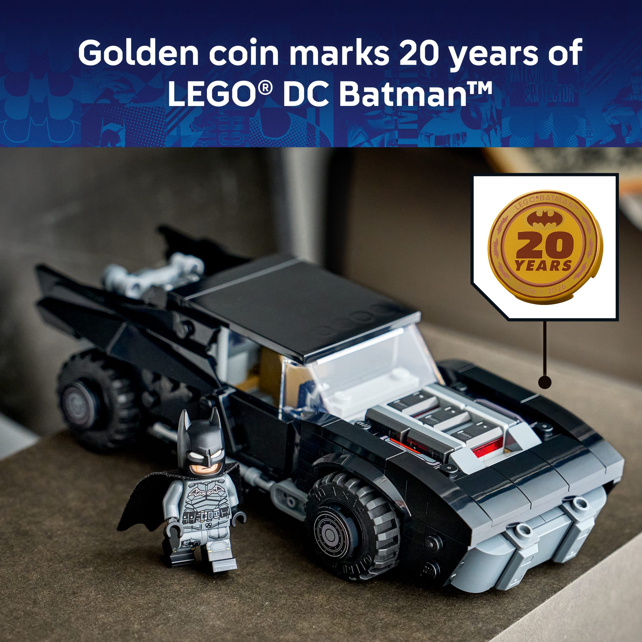 LEGO DC Batman The Batman Batmobile Building Set photo 7