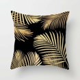 thumbnail image 3 of 16 fundas de almohada con estampado de terciopelo de piel de melocotón negro y dorado, fundas de cojín decorativas para el hogar JAMW Sencillez, 3 of 5