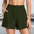 thumbnail image 3 of Iyufng Summer Shorts for Women Casual Athletic Loungewear Shorts with Pocket, 3 of 8