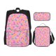 thumbnail image 1 of Balery Pink Donut Mochila Escolar 3 en 1 para Niños - Mochila Resistente con Lonchera Térmica y Estuche - Mochila Escolar para Niños y Niñas, 1 of 7