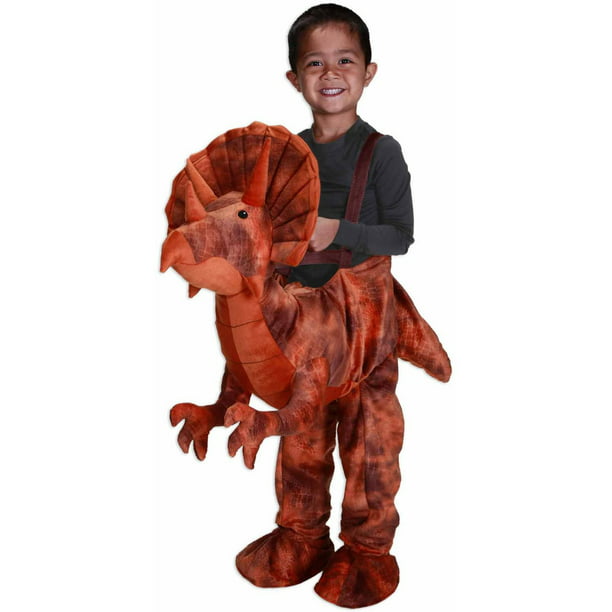 Brown Dino Rider Toddler Halloween Dress Up / Role Play Costume ...