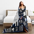 thumbnail image 6 of Black Nurse Medicine Heart Ultra-Soft Cozy Throw Blanket Home Decorative Blanket Nurse Gift for Women, 6 of 6