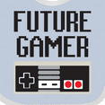 thumbnail image 4 of Inktastic Future Gamer Boys or Girls Baby Bib, 4 of 4