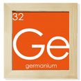 thumbnail image 1 of Chestry Éléments Période Table Semetal Germanium Carré Cadre Photo Mur Affichage de Table, 1 of 3