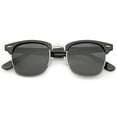 thumbnail image 2 of zeroUV - Polarized Lens Classic Half Frame Horn Rimmed Sunglasses 50mm - 50mm, 2 of 5