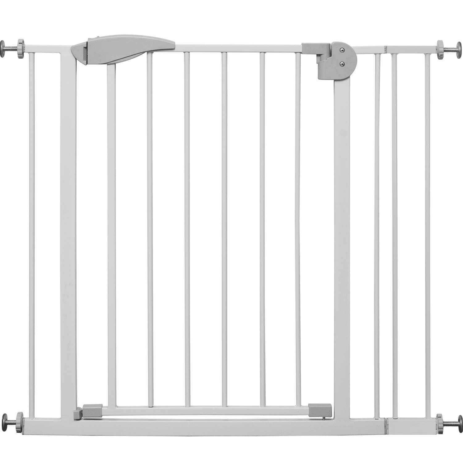 Pefilos Walk Through Metal Pet Safety Gate Pressure Mounted Door for Baby, Dog Cat