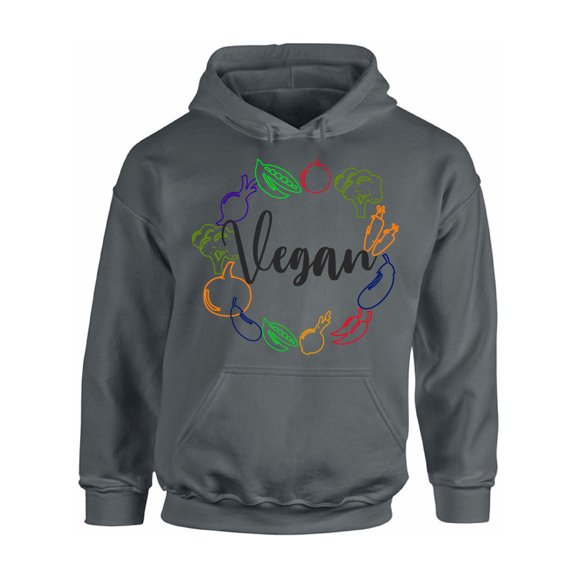 Awkward Styles Vegetables Unisex Hoodie Vegetarian Hoodie Vegan Sweater Vegan Friendly Hoodie Green Hoodie Vegan Clothes for Women Vegan Organic Stylish Hoodies for Him Gifts for Vegetarians