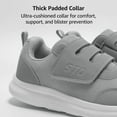 thumbnail image 2 of Women Wide Toe Box Shoes Hook and Loop Shoes, Walking Shoe for Diabetic Neuropathy Bunions Arthritis Morton's Neuroma Swollen Feet, Medium Grey, Size 7.5, 2 of 6