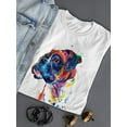 thumbnail image 3 of Pastell Colorful Boxer Dog T-Shirt Women -Weekday Best Designs, Female Large, 3 of 4