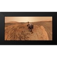 thumbnail image 2 of Curiosity 14x9 Black Modern Framed Museum Art Print Titled - Curiosity Self-Portrait at Mojave Site on Mount Sharp, 2 of 5