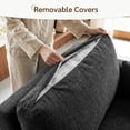 thumbnail image 7 of Marrber 51.6" Convertible Pull-Out Sofa Bed Sleeper Loveseat with Backrest, suitable for small spaces, chenille dark gray, 7 of 7