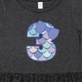 thumbnail image 4 of Inktastic 3rd Birthday Mermaid 3 Year Old Girl Girls Toddler Dress, 4 of 5
