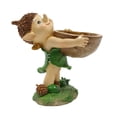 thumbnail image 4 of Estatua de jardín de pequeños alimentador de pájaros de escultura linda figurina de aves para pájaros para patio patio balcón de balcón de micro, 4 of 8