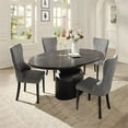 thumbnail image 5 of ACME Marioly Dining Table in Ash Black, 5 of 7