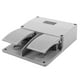thumbnail image 3 of 5X Interruptor de Pie Ydt1-16 Cáscara de Aluminio Gris Herramienta de Máquina de Interruptor de Pedal Doble Accesorios de Interruptor, 3 of 9