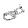 thumbnail image 3 of 2pcs Mosquetón Giratorio DYNWAVEMX acero Inoxidable 304 Clip de Hierro para Perros Cadenas 5,12 x 2 pulgadas Barco giratorio a presión, 3 of 8