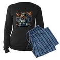 thumbnail image 5 of CafePress - Kawaii Style Illustration - Women's Long Sleeve Dark Pajamas, 5 of 7