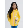 thumbnail image 2 of Disney Minnie Mouse Little Girls' Hooded Rainwear Jacket with Water-Resistant Shell Yellow Minnie Mouse Puddle, 2 of 18