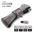 thumbnail image 4 of 15m 6mm Towing Winch Cable Rope,String Line Synthetic Fiber 5500lbs/7000lbs/7700lbs For ATV UTV SUV 4X4 4WD ,Great Compatibility, 4 of 8