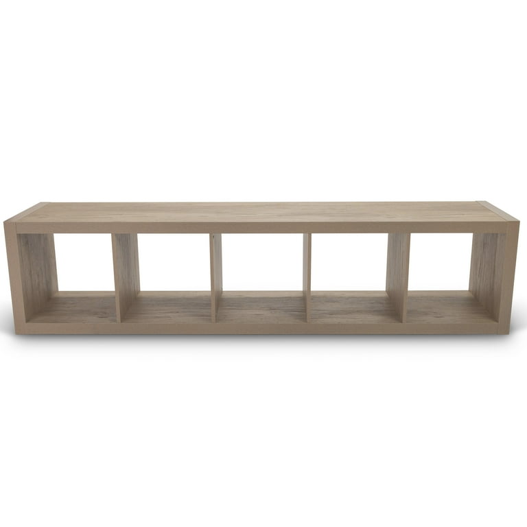 Better Homes & Gardens 5-Cube Vertical Storage Organizer, Natural