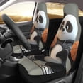 thumbnail image 2 of Sikiie Cartoon Pandas Basketball Car Seat Protector 2 Pack Car Seat Cushion Mat, Car Seat Covers for SUV, Truck, Van, 2 of 7