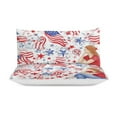 thumbnail image 3 of 4th of July Duvet Cover Set Pattern Soft Bedding Set Comforter Cover Set(1 Duvet Cover + 2 Pillowcases), 3 of 6